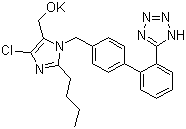 Losartan Potassium - CââHââClKNâOâ | 462.9 g/mol, 99% Min Purity, Water Soluble, White Powder for Hypertension Management