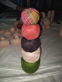 Herbal Dyed Silk Yarn