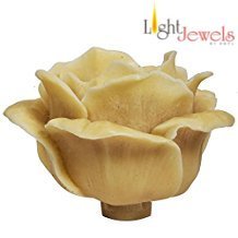 Light Jewels Rose Shape Wax Candle (2 kg Paraffin Wax Rose)