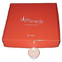 Light jewels tealight candles 38mm