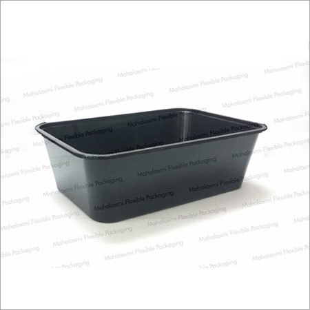 Black Rectangular Take-Away Containers