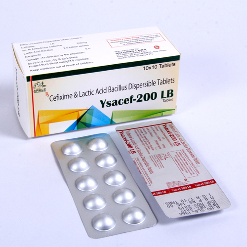 Cefixime 200mg With Bacillus 60 Million Spores Tablets