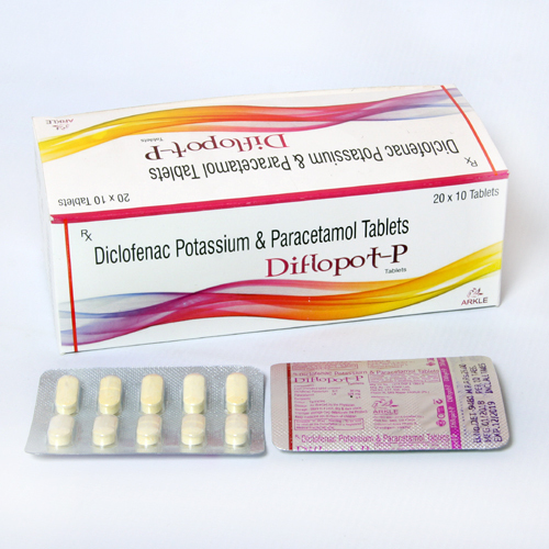 Diclofenac Ptassium 50mg With Paracetamol 325 Tablets