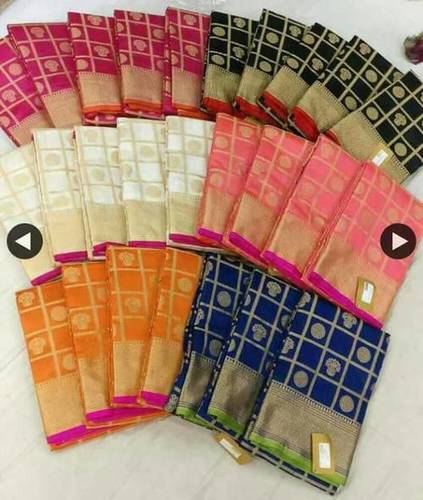 Multi Color Ladies Silk Saree