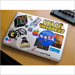 Paper Laptop Color Stickers