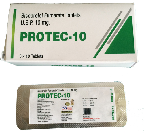 10 mg Bisoprolol Fumarate Tablets