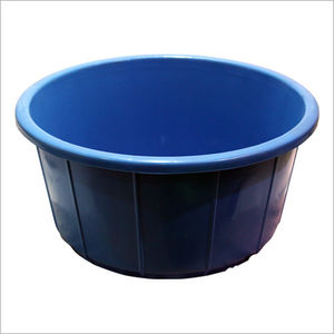 circular plastic tub