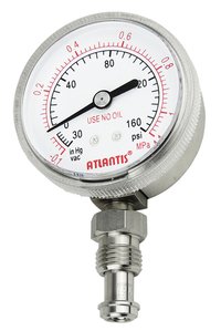 High Purity Pressure Gauge Accuracy: 2.5 / 1.5  %
