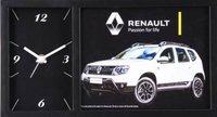 RENAULTTABLE CLOCK WITH PHOTO FRAME