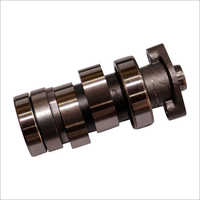Two Wheeler Camshaft - Steel, 150mm Length X 25mm Diameter | Zinc Coated, Durable, Corrosion Resistant, Operational Stability