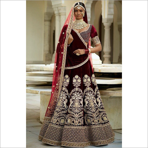Bridal Lehenga Decoration Material: Beads