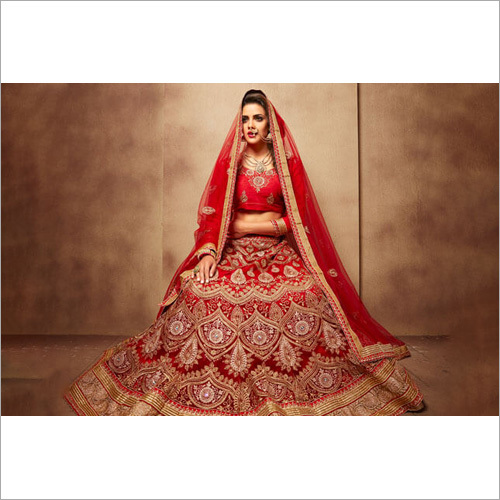 Bridal Designer Lehenga Decoration Material: Beads