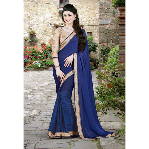 Blue Ladies Saree