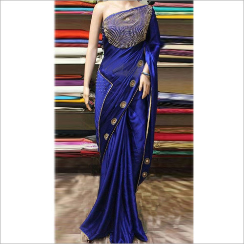 Blue Wedding Saree