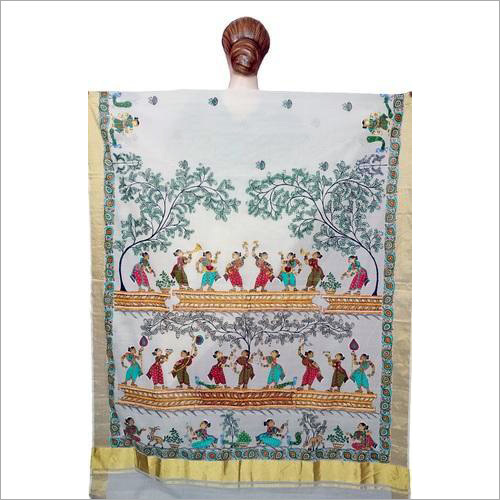 Multicolor Printed Traditional Cotton Saree