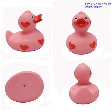Printing heart shaped rubber duck for Valentine's Day Printing heart shaped rubber duck for Valentine's Day