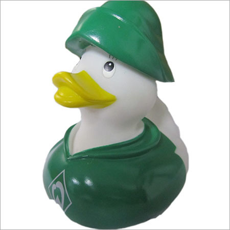 Floating upright swimming duck Floating upright swimming duck