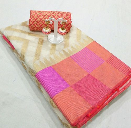 Cotton Fancy Silk Saree - Silk Material, Mix Color, Printed Pattern | Elegant Traditional Design for Festive and Occasional Wear