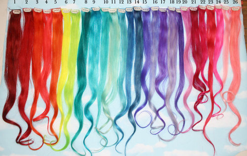 Colored Human Hair