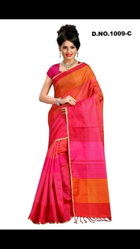 Ladies Linen Silk Saree