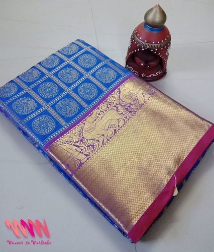 Blue Silk Saree