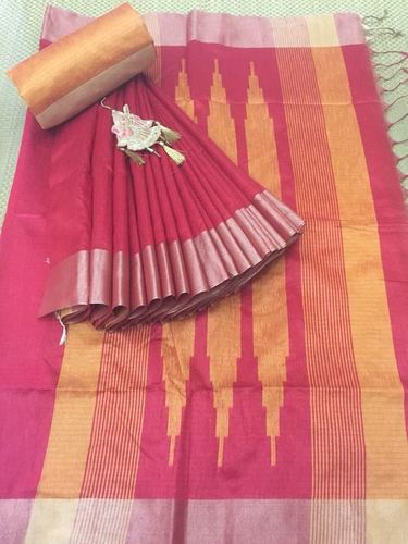 Ladies Tussar Raw Silk Saree (Vaani Silk)