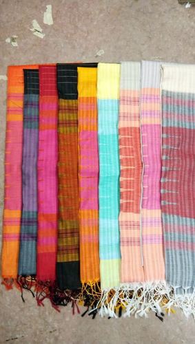 Multi Color Tussar Korvai Silk Saree