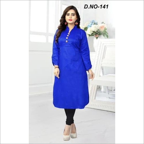 Kurtis With Rubber Band Sleeves Size: Extra Large