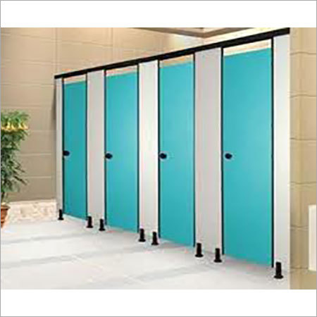 Toilet Cubicle - HPL Board, 1100mm x 1250mm x 2000mm | Modular Build, 12mm Thickness, 1 Partition