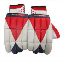 Leather Batting Gloves - Leather & Nylon, Variable Size | Breathable, Comfortable, Durable, Palm Protection, Sweat Absorbent, Nylon Gusset