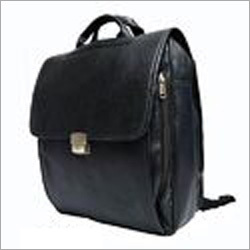 Lockable Flap Leather Bag