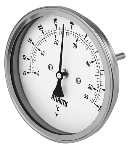 Back Mount Type Bimetal Thermometer External Size: 2
