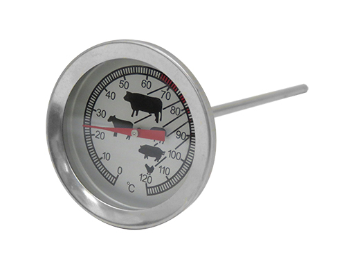 Barbecue And Frying Type Bimetal Thermometer External Size: 2.1 Inch (In)