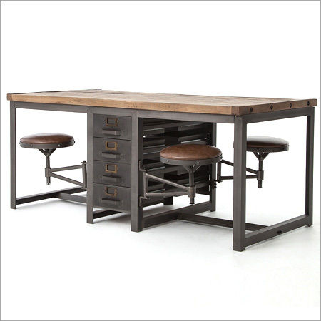 Polish Industrial Drafting Table