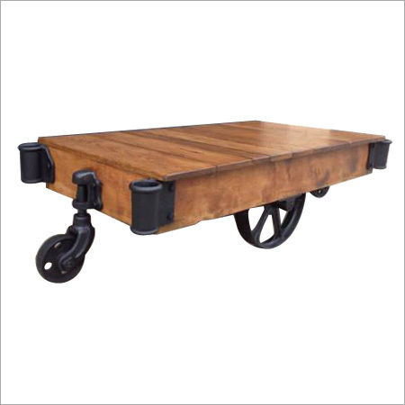 Wood Color Cart Coffee Table At Price Range 12000 00 15000 00 Inr Piece In Jodhpur Id C4439103