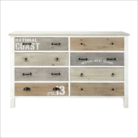 Multicolor White Chest Drawer