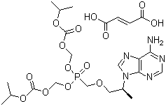 Tenofovir Disoproxil Fumarate - C16H29N5O7P, 429.37 g/mol | 99% Minimum Purity, White Water Soluble Powder, Room Temperature Storage