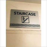 Caution Board - Customized Brown Design, 10 Kg Weight | Stainless Steel, Any Shape Or Pattern, Flexible Usage For Advertising