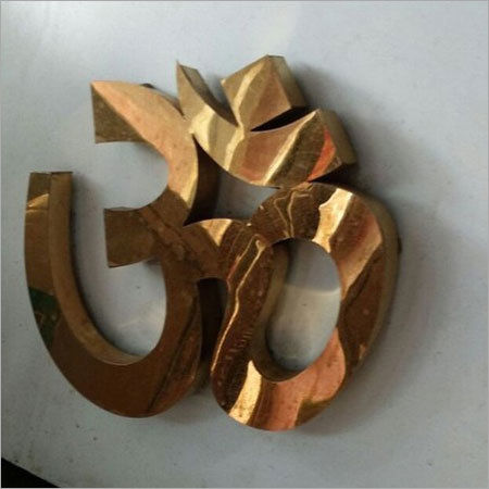 Golden Steel Letters