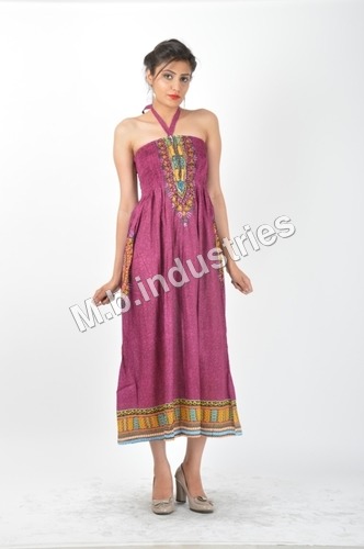 Printed Fit & Flare Dress
