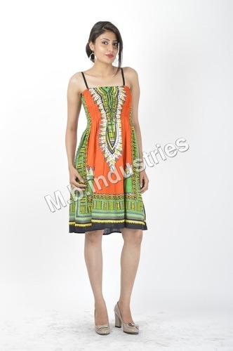 Printed Fit & Flare Dress