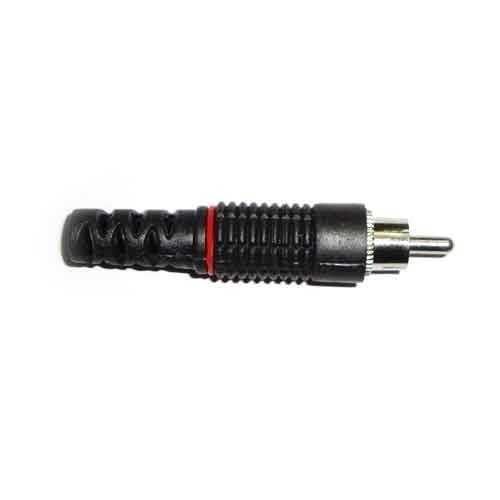 RCA Plug - Black Color, Rated Voltage 110-250 Volt (V) | Ideal for Electricity Use, Reliable Electrical Connection