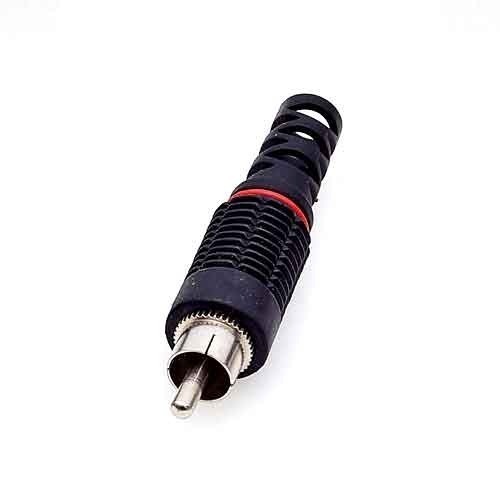 RCA Plug - Black & Silver | Rated Voltage 110-250 Volt for Electricity Use