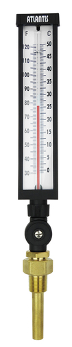 9 inch Adjustable Angle Industrial Glass Thermometer