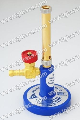 Laboratory Bunsen Burner with Needle Valve Type Tap