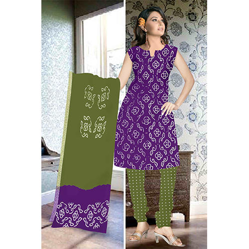 Lavender Bandhani Suit