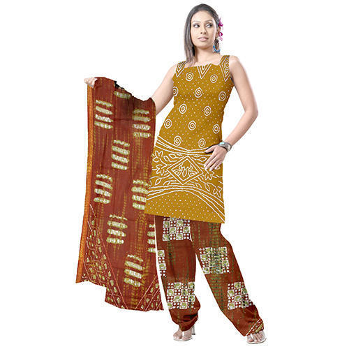 Fancy Print Bandhani Suit