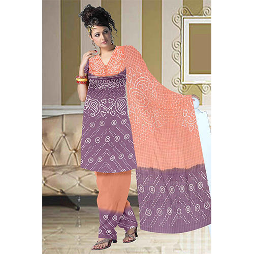 Bandhej Designer Print Suit
