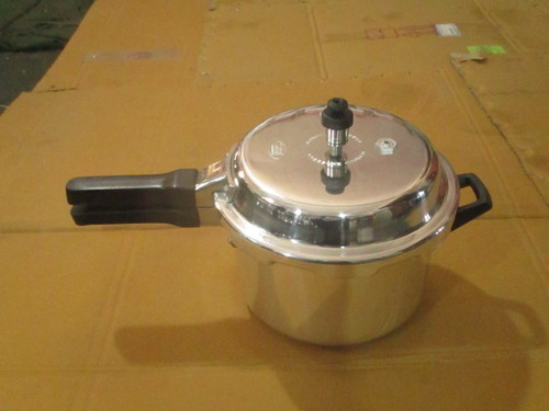 MARLEX 5LIT - Aluminum Pressure Cooker, 5 Liter Capacity | Galvanized Finish, Bakelite Handle for Comfortable Grip