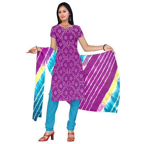 Bandhej Purple Suit